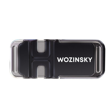 Magnetische zelfklevende telefoonhandvat met zwarte kabels Organizer