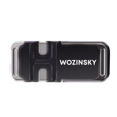 Magnetická samolepicí telefon rukojeť s černými kabely organizátor