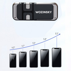 Magnetisk selvklebende telefonhåndtak med svart kabler organisator