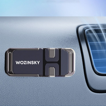 Magnetická samolepicí telefon rukojeť s černými kabely organizátor