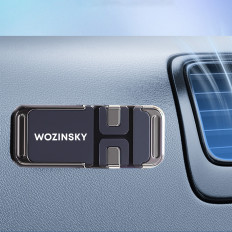 Magnetisk selvklæbende telefonhåndtag med sorte kabler arrangør