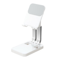 Folding Stativ for Tablet Telefon opp til 12,9 'Hvit