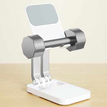 Folding Stativ for Tablet Telefon opp til 12,9 'Hvit