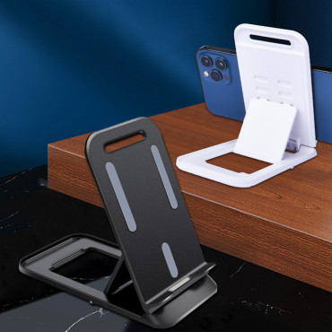 Stand stand on phone tablet universal folded white