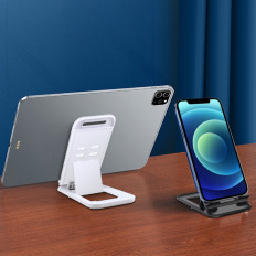 Stand Stand op telefoon Tablet Universal Gevouwen wit
