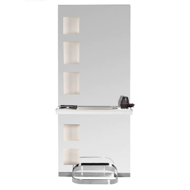 Console de coiffure Gabbiano b058 perle — vue de face