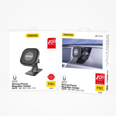 Supporto autoadesivo auto magnetico per un pozzetto nero