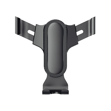 Gravitational Car Holder for en svart rutet telefon