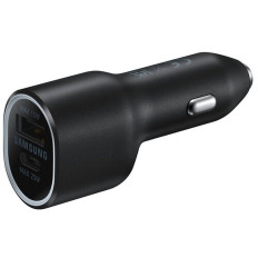 Auto lādētājs 2x USB 25W melnā vieglāka slota