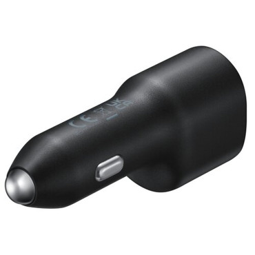 Auto lādētājs 2x USB 25W melnā vieglāka slota