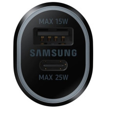 Auto lādētājs 2x USB 25W melnā vieglāka slota