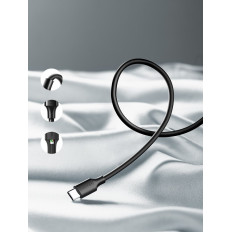 USB-kabelkabel - USB-C 2a 0.5m svart
