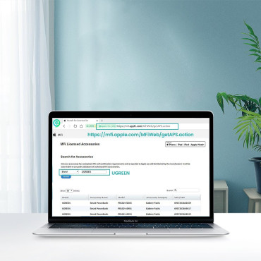Žica kabela za iPhone MFI USB-C - munje 20W 3A 1M bijeli