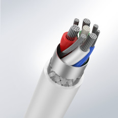 Žica kabela za iPhone MFI USB-C - munje 20W 3A 1M bijeli