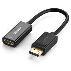 Adapter One-Way Adapter med DisplayPort (Man) på HDMI (Kvinna) 1080p 60Hz 12bit Svart