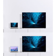 Adapter jednosmjerni adapter s DisplayPortom (muškim) na HDMI (ženski) 1080p 60Hz 12bit crni