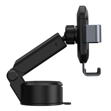 Autohouder voor telescopische telescopische zwaartekracht op de raamverdelingsbord zwart