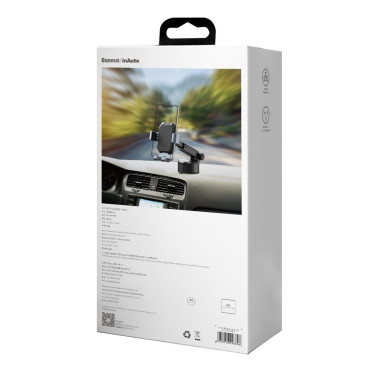Car holder for telescopic telescopic gravity on the window Distribution board black