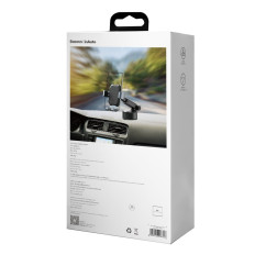 Porte-voiture pour la gravité télescopique télescopique sur la fenêtre de distribution de fenêtre Noir