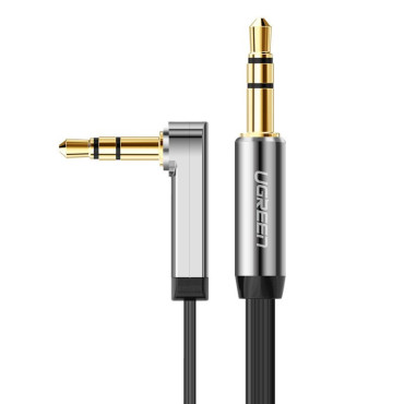Aux Angel Cable Cable Aux 3.5mm minijack 0.5m μαύρο