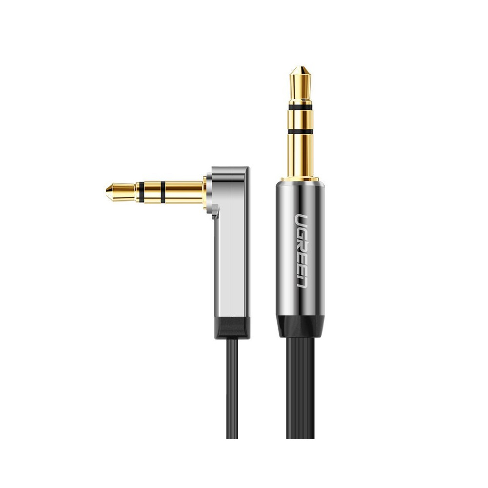 Câble câble aux aux ange auxiliaire 3.5mm minijack 0.5m noir