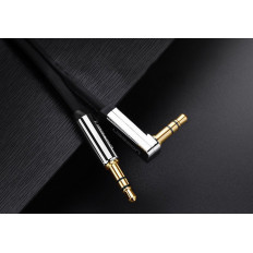 Aux Angel-kaapeli kaapeli aux 3.5mm minijack 0.5m musta