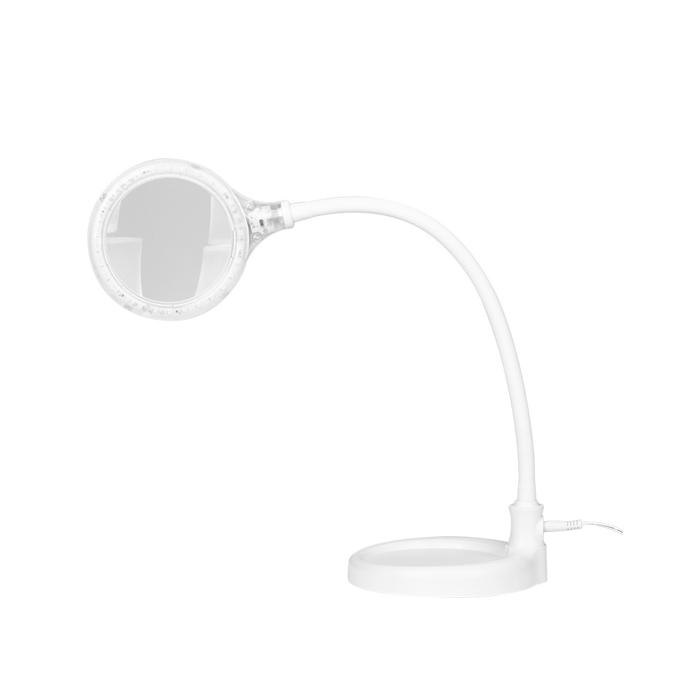 Lampe Loupe Elegant 2014-2r 30 LED SMD 5D avec pied et pince de bureau