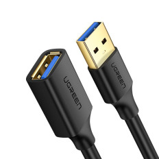 Forlængerkabel til USB 3.0-kabel 1.5m sort