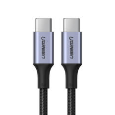 Καλώδιο USB-C Παράδοση ισχύος 100W Γρήγορη φόρτιση FCP 5A 3M Γκρι