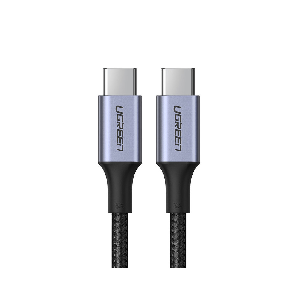 Καλώδιο USB-C Παράδοση ισχύος 100W Γρήγορη φόρτιση FCP 5A 3M Γκρι