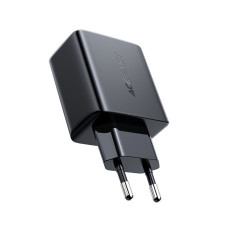 USB C USB įrenginio įkroviklis 32W PPS PD QC 3.0 AFC FCP juoda