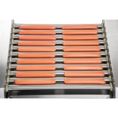 Ritininis grilis su ritininiu BBQ dangčiu. Gaisro dešra. 11 Rolls