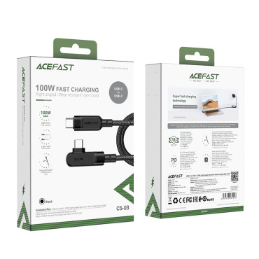 Kabelový kabel kabelu v USB-C 100W 20V 5A 2m Glar