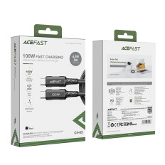 Kabeļu kabelis USB-C 100W 20V 5A 2M 2M