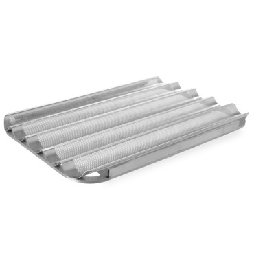 Blad voor bakzakken 60x40cm 5 groeven - Hendi 808238