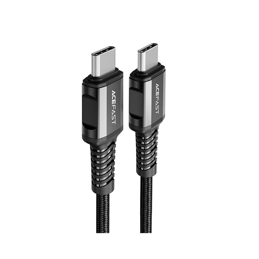 Kabeltråd i USB-C 60W 20V 3A 1.2m sort