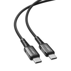 Kabelska žica v USB-C 60W 20V 3A 1.2m Črna