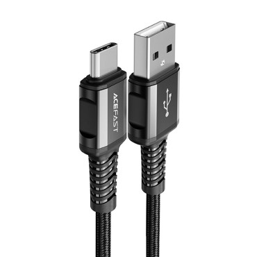 Kabeļu kabelis USB Flash - USB-C 3A 1.2m Black