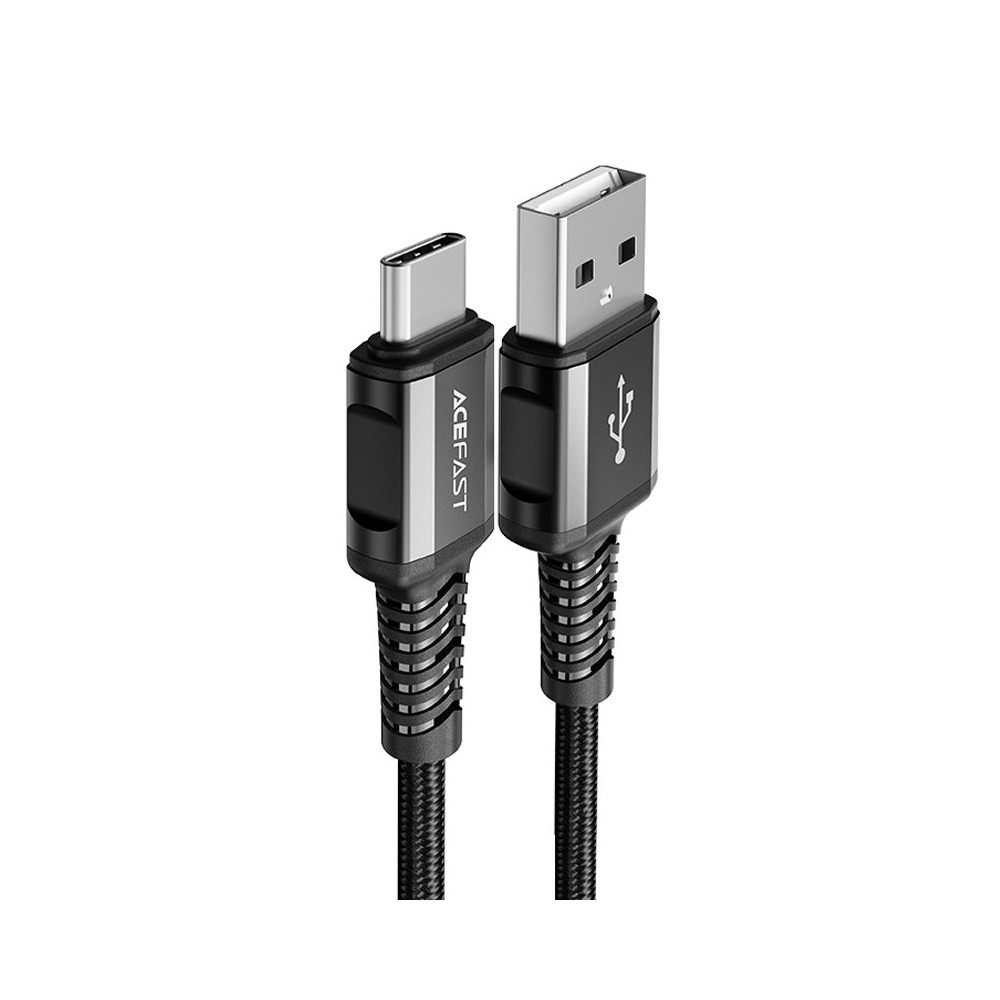 Káblový kábel v USB Flash - USB-C 3A 1.2m Čierna