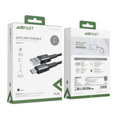 Kabelkabel i USB-flash - USB-C 3A 1.2m svart