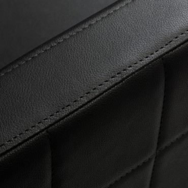 Unidad de lavado de peluquería Gabbiano Ankara negra con cuenco negro — detalle de la superficie