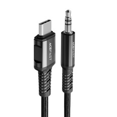 AUX USB-C audio kaabel-kaabel - 3.5mm mini-pesa 1.2m must