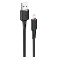 Kabelkabel til iPhone MFI USB - Lyn 2.4a 1.2m sort