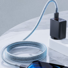 Kabelinė kabelis iPhone MFI USB - Žaibas 2.4A 1.2m juoda