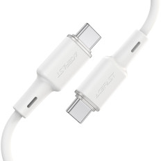 Cabo USB-C 60W 20 V 3A 1.2m Branco