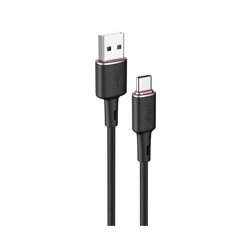 Kabelski kabel USB - USB-C 3A 1.2m Črna