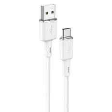 USB kabelový kabel - USB-C 3A 1.2m Bílá