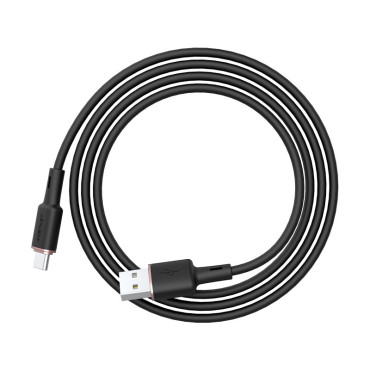 USB kabelio kabelis - USB-C 3A 1.2m Balta