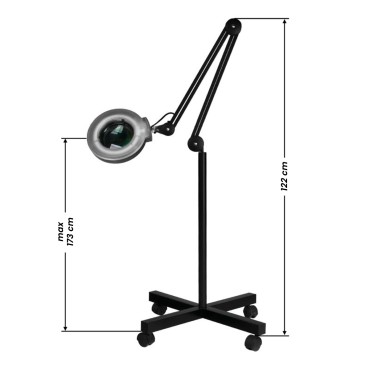 Lupa lampa S4 + čierny statív