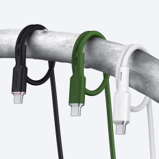 USB-kabelkabel - USB-C 3A 1.2m Hvit